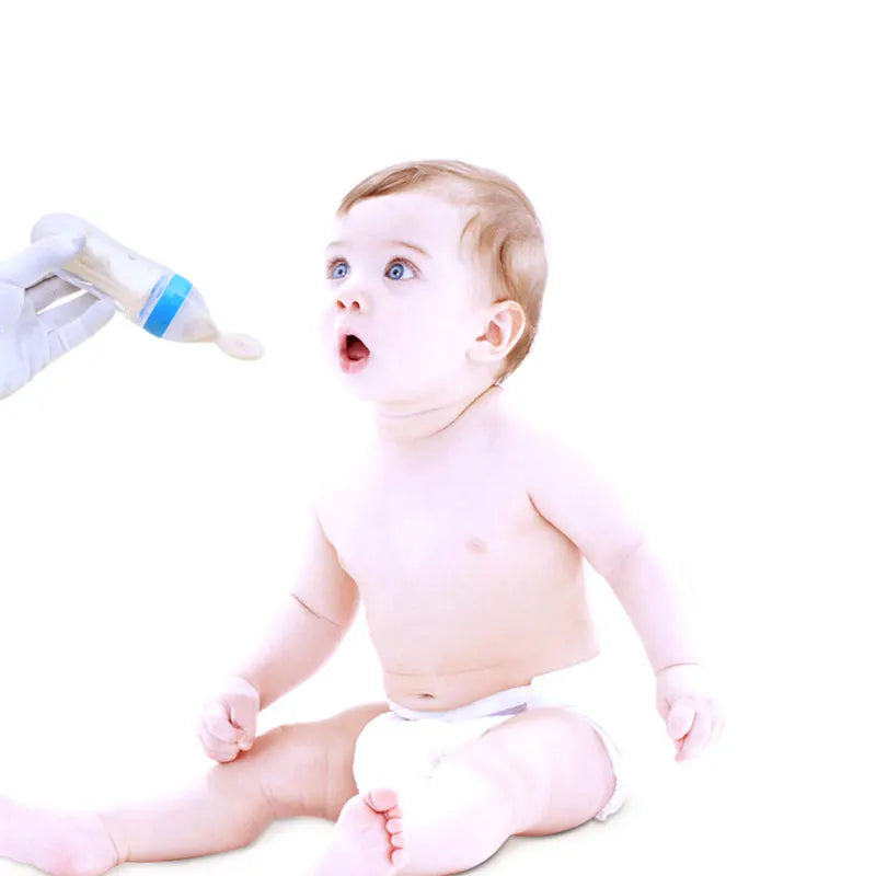 בקבוק חלב לתינוק עם פטמת סיליקון – אימון ותוספי תזונה