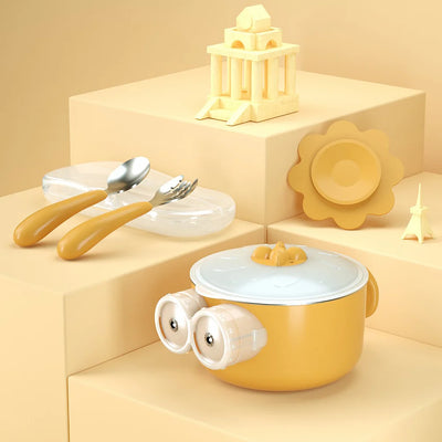 בקבוק תרמי מבודד לילדים עם פיה מסתובבת ומערכת אוורור