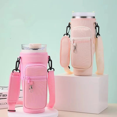 תיק נשיאה 40 אונקיות עם רצועת כתף מתכווננת וכיסים מרובים