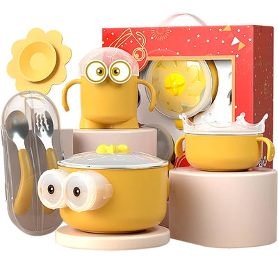 בקבוק תרמי מבודד לילדים עם פיה מסתובבת ומערכת אוורור