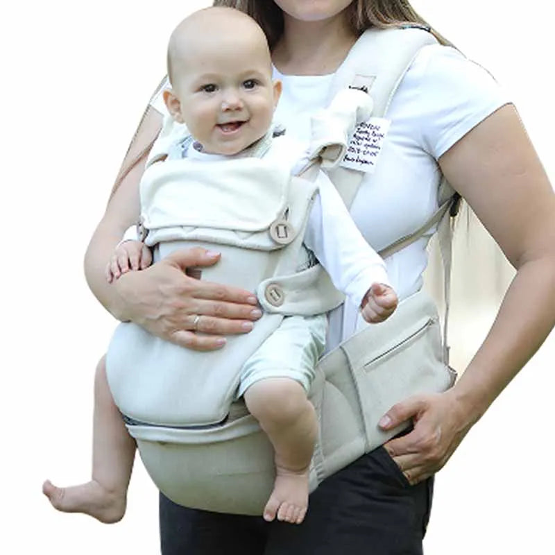 תרמיל נשיאה מתכוונן לתינוק עם מושב ירך נושם