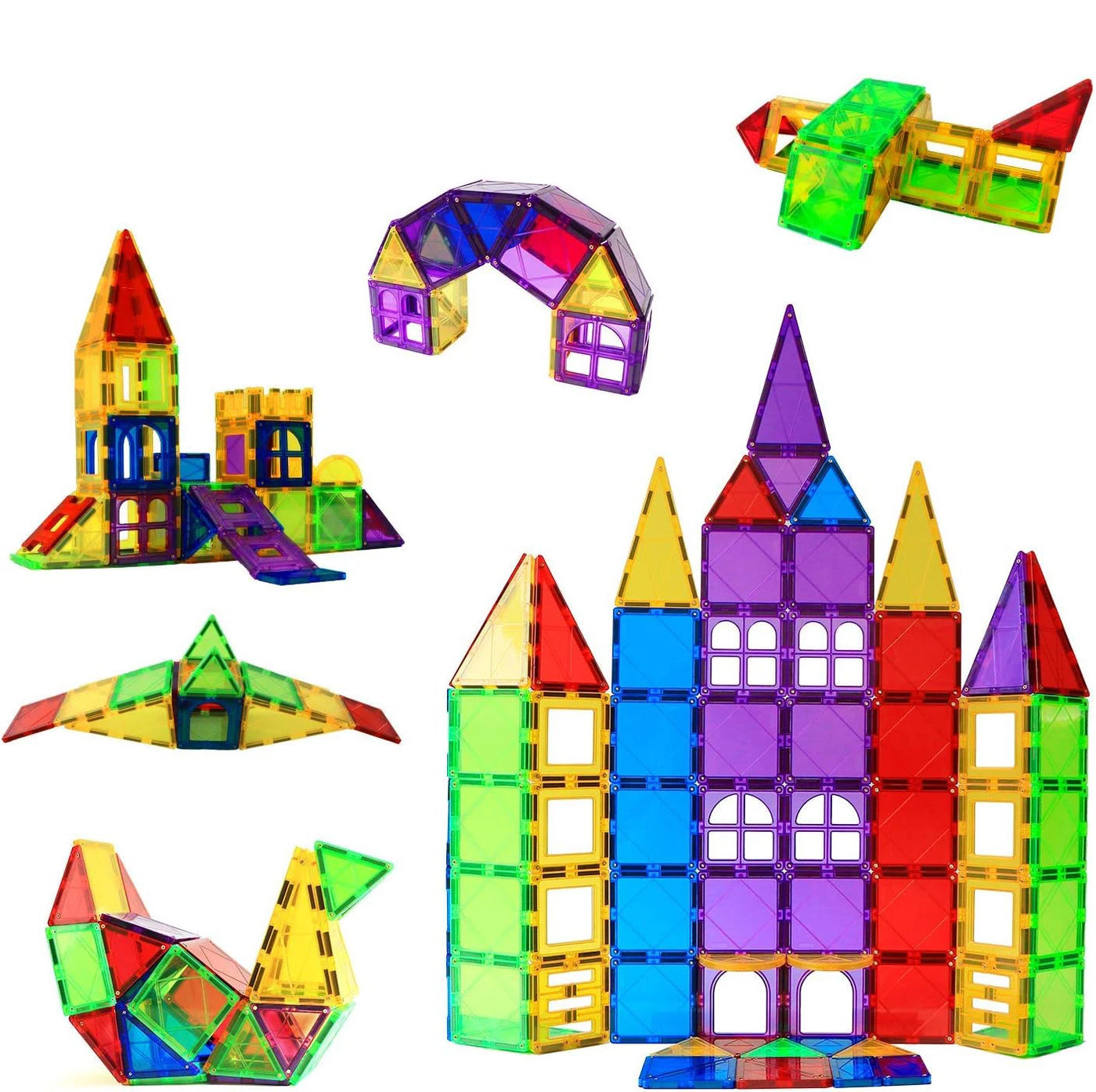 סט מגנטים לבנייה יצירתית לילדים – 70 חלקים