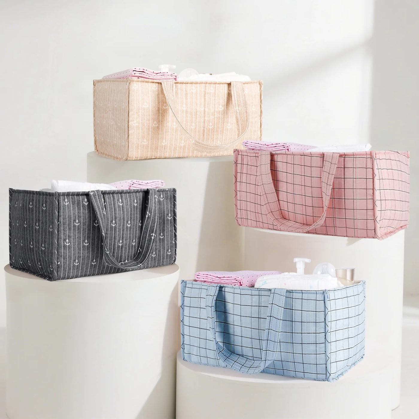 תיק החתלה נייד מתקפל עמיד במים לנסיעות