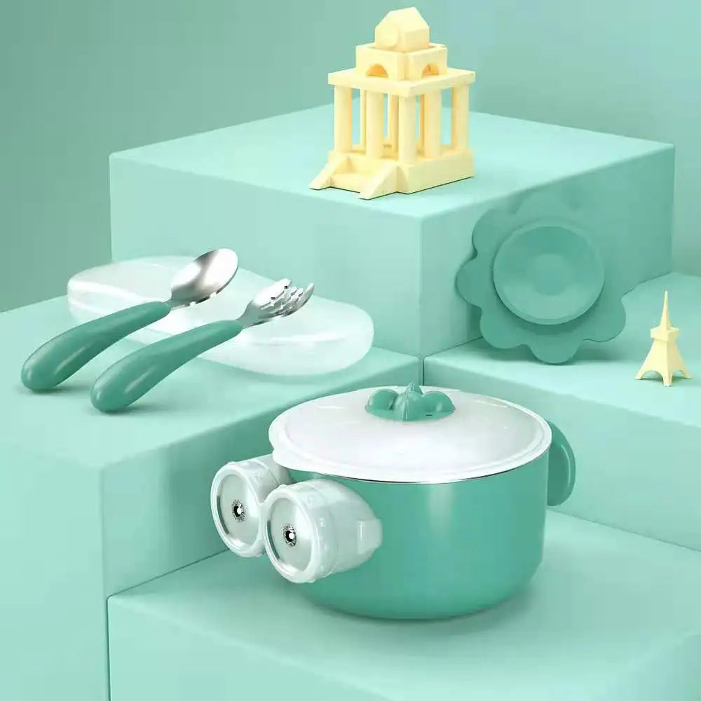 בקבוק תרמי מבודד לילדים עם פיה מסתובבת ומערכת אוורור